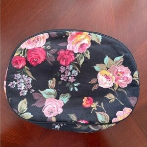 Vintage Oscar De La Renta Floral Cosmetic Bag